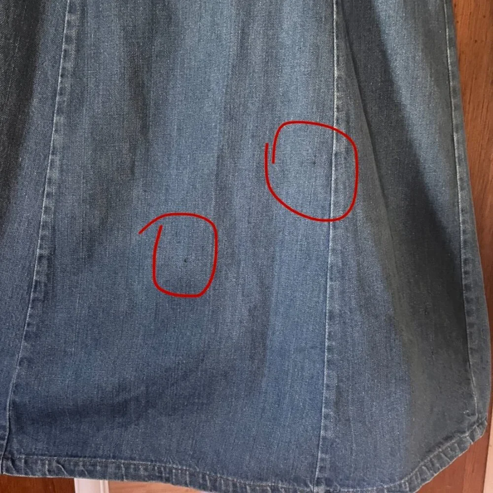 Vintage 1970s Landlubber Denim Dress - Picture 8 of 10